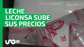 Leche Liconsa incrementa el precio del litro en todo el país [upl. by Viafore281]