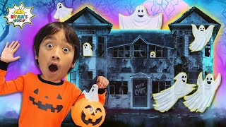 Ryans Halloween Haunted Bounce House Challenge [upl. by Am53]