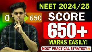 Neet 2024 How to Score 650 Marks🔥 Most Practical Strategy Prashant Kirad [upl. by Anrehs]