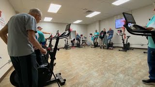 North River YMCA receives 20 Echelon bikes for its Pedaling for Parkinson’s program [upl. by Raymond978]