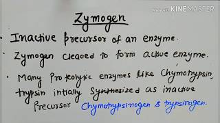 Csir net life science zymogen [upl. by Aerdnek]