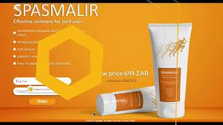 Spasmalir in South Africa Price 649 ZAR Effective ointment for joint pain [upl. by Greenman]