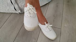 Book your own size 55 white leather Keds photoshoot [upl. by Elamef]