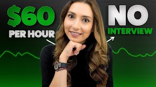 6 No Interview 60  Hour Online Work from Home Jobs [upl. by Norrek956]