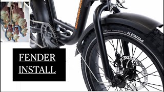 Radrunner Fender Installation Step By Step DIY [upl. by Mena698]