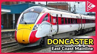 Trains at Doncaster ECML 01042024 [upl. by Raphael441]