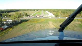 King Air 200 landing  short runway with obstacles [upl. by Dennison]