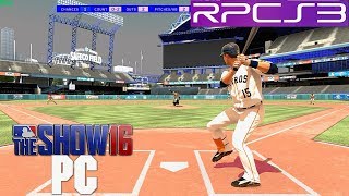 PS3 Emu  MLB 16 The Show on PC HD ingame RPCS3 i7 4790k [upl. by Sydel460]