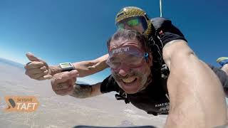 Tandem Skydive  Chuck Biddles from Bakersfield CA [upl. by Wilhide]