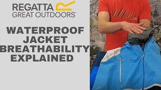 Regatta Waterproof Jacket Breathability Explained [upl. by Broderick943]