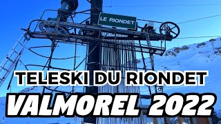 Valmorel 2022  Téléski du Riondet [upl. by Florri4]