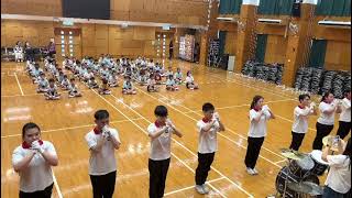 步操示範  2024 HONG KONG MARCHING BAND INTERFLOW [upl. by Ocsisnarf]