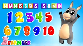 Numbers Song  Count Numbers  1 to 100  Alphabet A to Z  Preschool Songs for Kids  Farmees [upl. by Nerahs87]