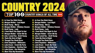 Country Music Playlist 2024 🦽 Luke Combs Morgan Wallen Chris Stapleton Kane Brown Jason Aldean [upl. by Bez]