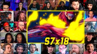 07x18 My Hero Academia Season 7 Episode 18 Reaction Mashup 僕のヒーローアカデミア 7期 18話 リアクション [upl. by Platas449]