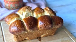 How To Make Fluffy Condensed Milk Bread At Home [upl. by Ised]