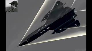 SR71 BLACKBIRD SUPERSONIC STEALTH SHOCKWAVE  PESAWAT PENGINTAI SILUMAN DENGAN GELOMBANG KEJUT [upl. by Mylan]