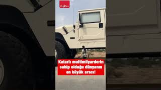 Dünyanın en büyük arabası Katarlı multimilyarderin aracı araba otomobil shorts [upl. by Nessa418]