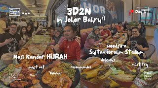 JOHOR 3D2N in JOHOR BAHRU  HOLIDAY INN  NASI KANDAR HIJRAH  WOODFIRE INDENG [upl. by Oinota798]