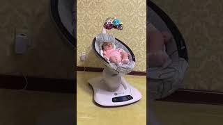 BABY SWING firsttimemomtips babyswing newbornbaby babycare babyhealth love [upl. by Yelir]