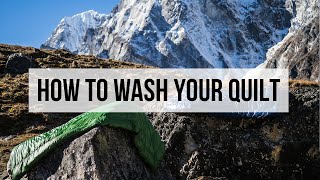 How To Wash Your Quilt  Cleaning amp Care [upl. by Cynth]