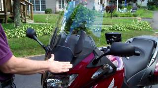 Honda NT700V Windshield Removal [upl. by Aihsikal]