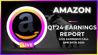 🔴 WATCH LIVE AMAZON AMZN Q124 Quarterly Earnings LIVE  530 PM ET [upl. by Alderson579]