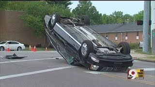 Hearse crashes during funeral procession [upl. by Barrington]