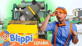 blippi canción camiones de basura [upl. by Charlot482]