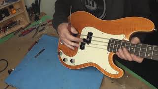 Fender Aerodyne Precision Bass Quick Setup [upl. by Gabler]