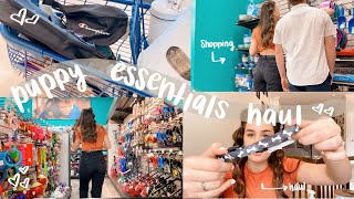 HUGE PUPPY ESSENTIALS HAUL  shopping for my 8 week old black lab puppy and huge haul [upl. by Palermo]