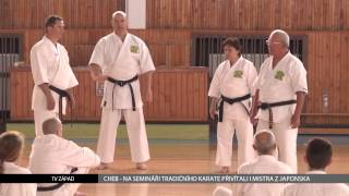 Cheb Na semináři tradičního karate přivítali i mistra z Japonska TV Západ [upl. by Suzanna]