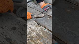 Bricklayer TROWEL Cleaning mason asmrsounds maurer [upl. by Naujud594]