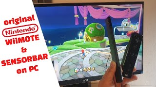 Wiimote and Wii Sensor Bar on PC DIY 4k Wii gaming [upl. by Ennaira]