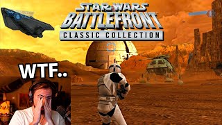 ORIGINAL Battlefront VS Classic Collection  Asmongold Reacts [upl. by Munshi]