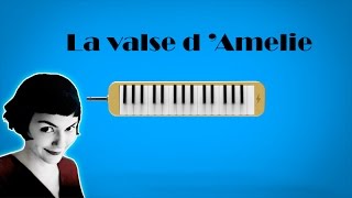 How to play La Valse dAmélie  Yann Tiersen  MELODICA  TUTORIAL  NOTAS [upl. by Nyllewell626]