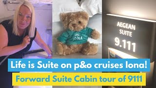 Indulge in the Ultimate Comfort of the Iona Suite Cabin on PampO Cruises [upl. by Ashla]