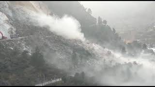 Landslides caught on camera 2020top Massive landslide Caught on Camera The Thaat [upl. by Euqirne]