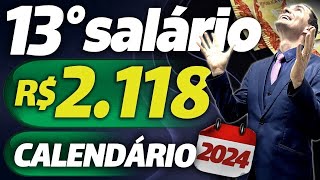 SAIU no DIÁRIO OFICIAL 13 salario dos aposentados ADIANTADO 2024  VEJA as DATAS e VALORES [upl. by Macdougall]