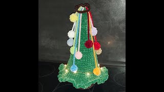 Sektweihnachtsbaum häkeln Schritt für Schritt [upl. by Yoong]