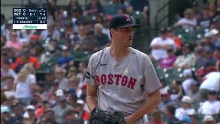 Every pitch of Cooper Criswells 4 Perfect innings vs Detriot 09012024 [upl. by Macswan]