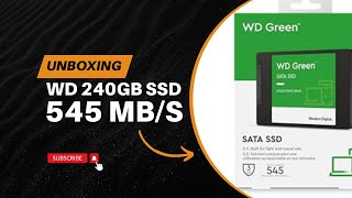 WD Green 240 GB SSD Unboxing amp Overview  Boost Your PC Performance [upl. by Aicats]