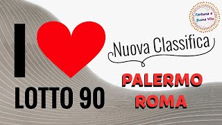 Classifica del 90 Palermo e Roma per il 15 Ottobre [upl. by Quickel]