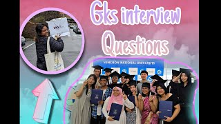 GKS UNDERGRADUATE SCHOLARSHIP🇰🇷🇧🇩 EMBASSY TRACK INTERVIEW  INTERVIEW QUESTIONS [upl. by Hirai]