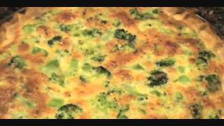 BROCCOLI AND CHEDDAR CHEESE QUICHE  QUICHE RECIPE [upl. by Nissa]