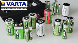 Varta Rechargeable Batteries And Charger Overview [upl. by Nerrot216]