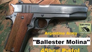 Ballester Molina 45 ACP Pistol [upl. by Sil841]