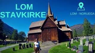 VISITE UNA IGLESIA VIKINGA 🇳🇴  LOM STAVKIRKE  COLOMBIANA EN NORUEGA [upl. by Eldreeda586]