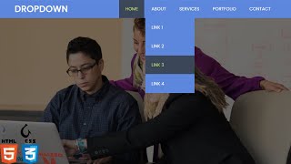 HTML Drop Down Menu  How to Create an HTML Dropdown List In HTML [upl. by Bergwall142]