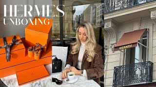 HUGE HERMES UNBOXING  HERMES QUOTA BAG  Freya Killin [upl. by Sivram]